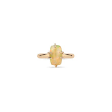 Load image into Gallery viewer, Rectangle Ethiopian Opal Ring