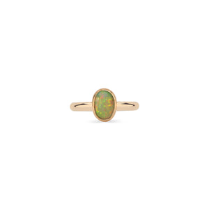 Oval Ethiopian Opal Ring