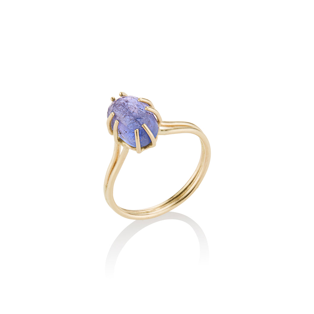 Rosecut Tanzanite Ring