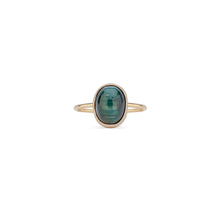 Load image into Gallery viewer, Tiger Eye Green Tourmaline Ring