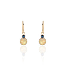 Load image into Gallery viewer, Opal Sapphire Earrings