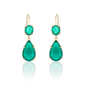 Custom Emerald Earrings