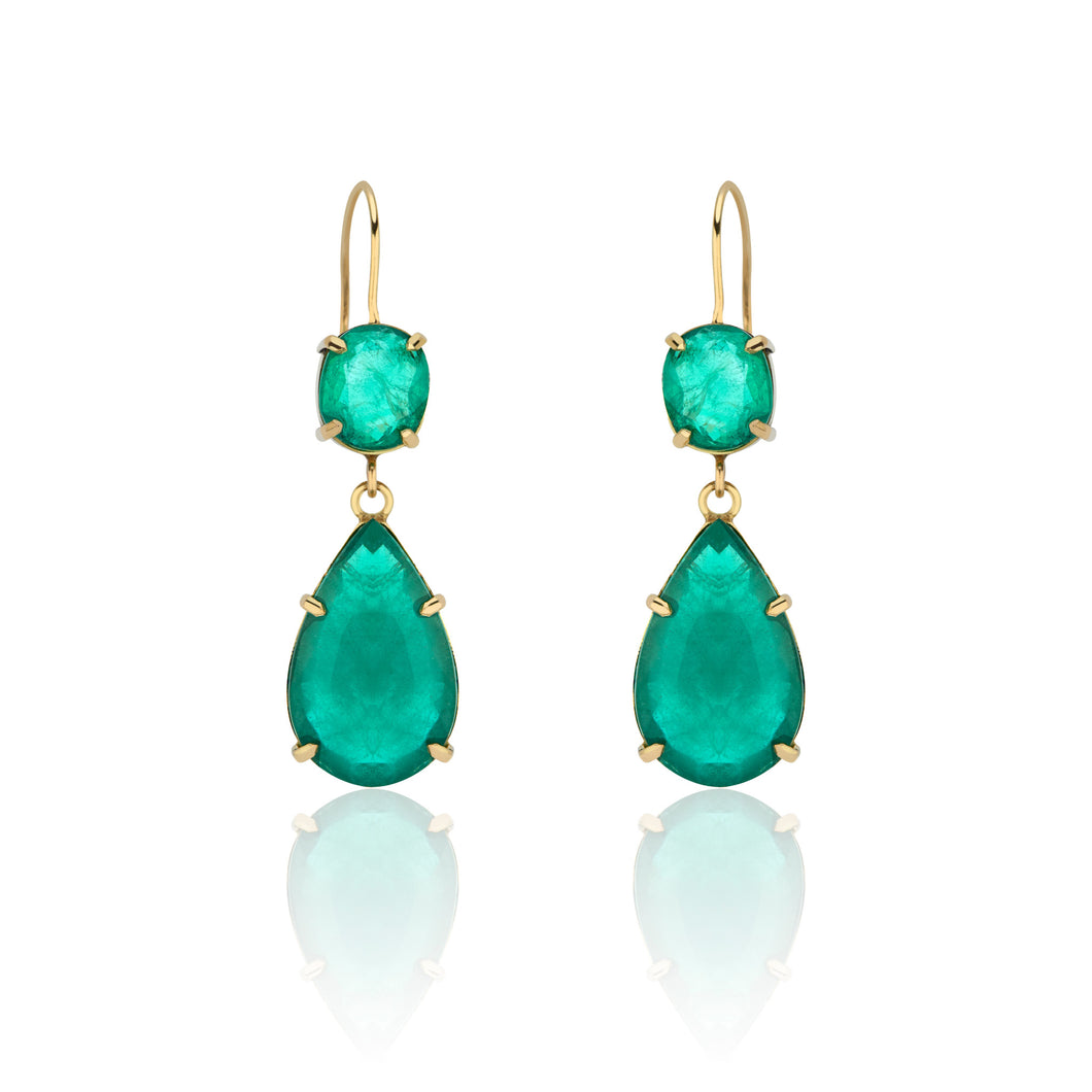 Custom Emerald Earrings