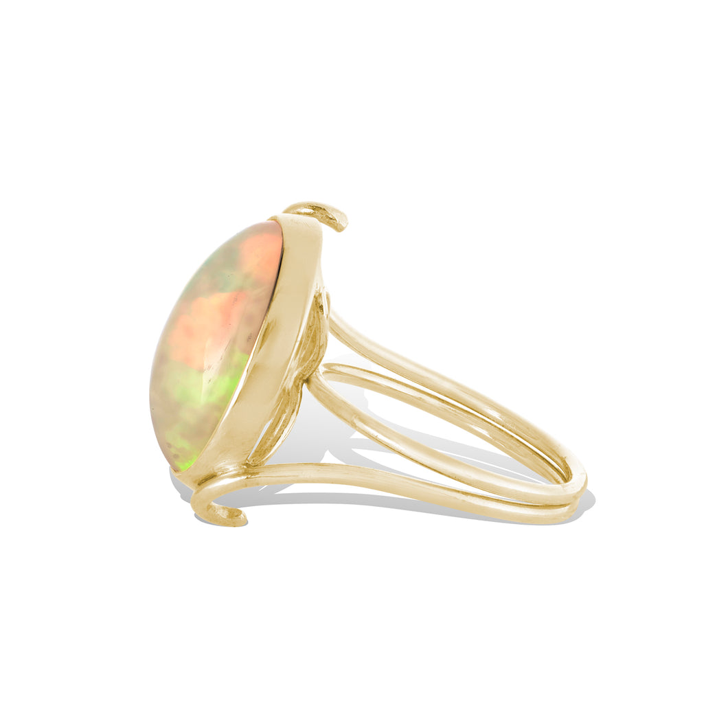 Custom Ethiopian Opal Ring